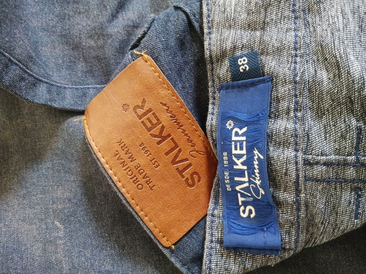 Usado - Calça Masc. Tam. 38 Stalker Preta