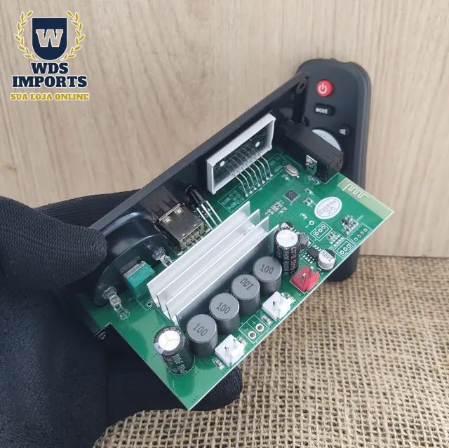 Placa decodificadora Amplificada Usb Bluetooth 80W - Foto 2