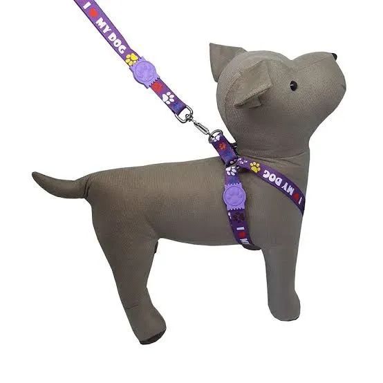 Coleira Peitoral com Guia 