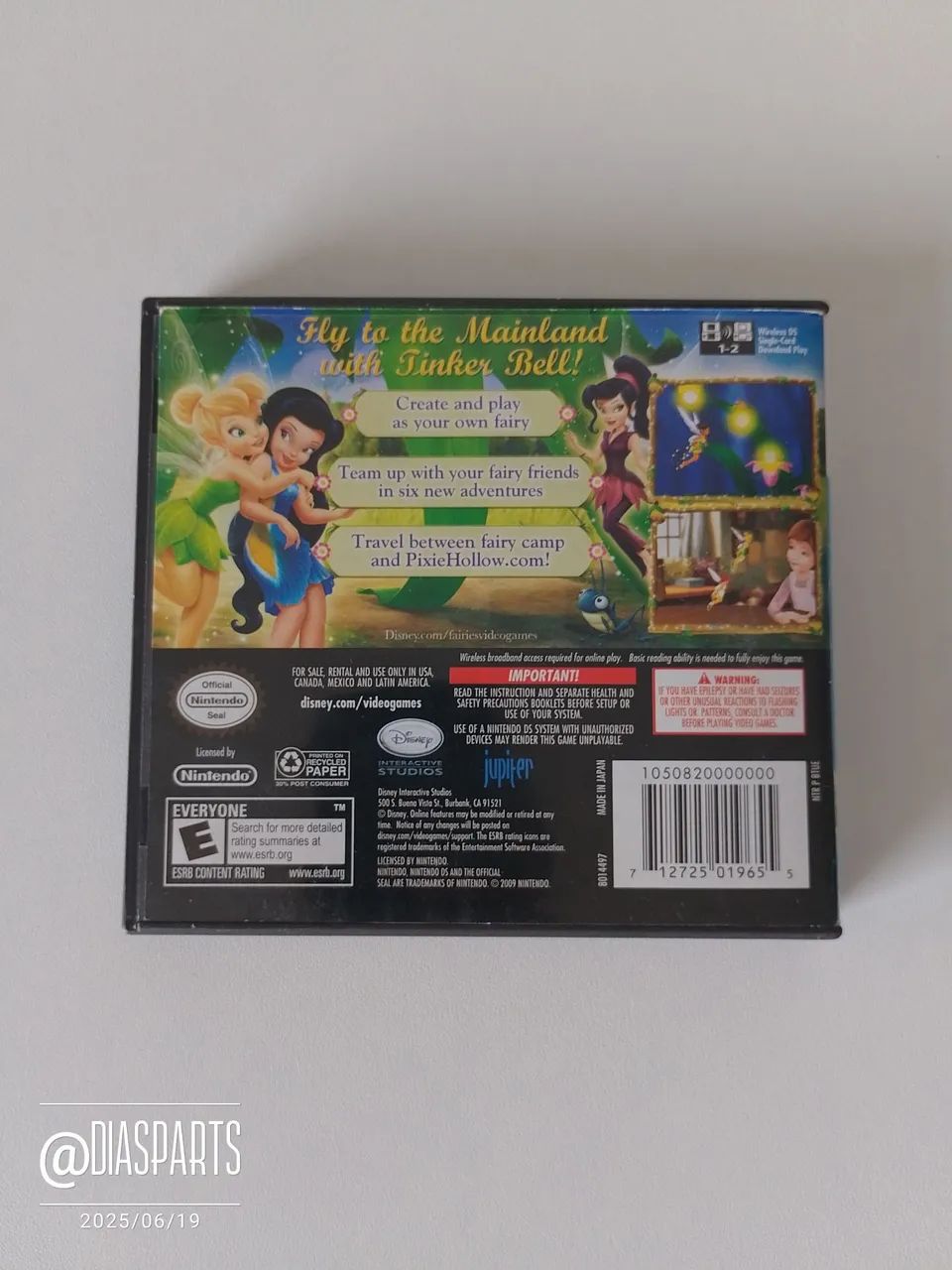 Thinker Bell Original - Jogo Nintendo Ds  - Foto 2