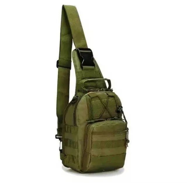 Mochila de Peito Nylon verde 