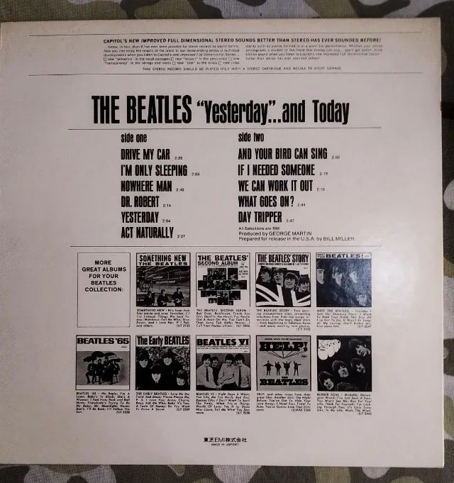 LP Vinil The Beatles - Yesterday And Today P1976 NM/EX Ed. Japãp com OBI - Foto 2