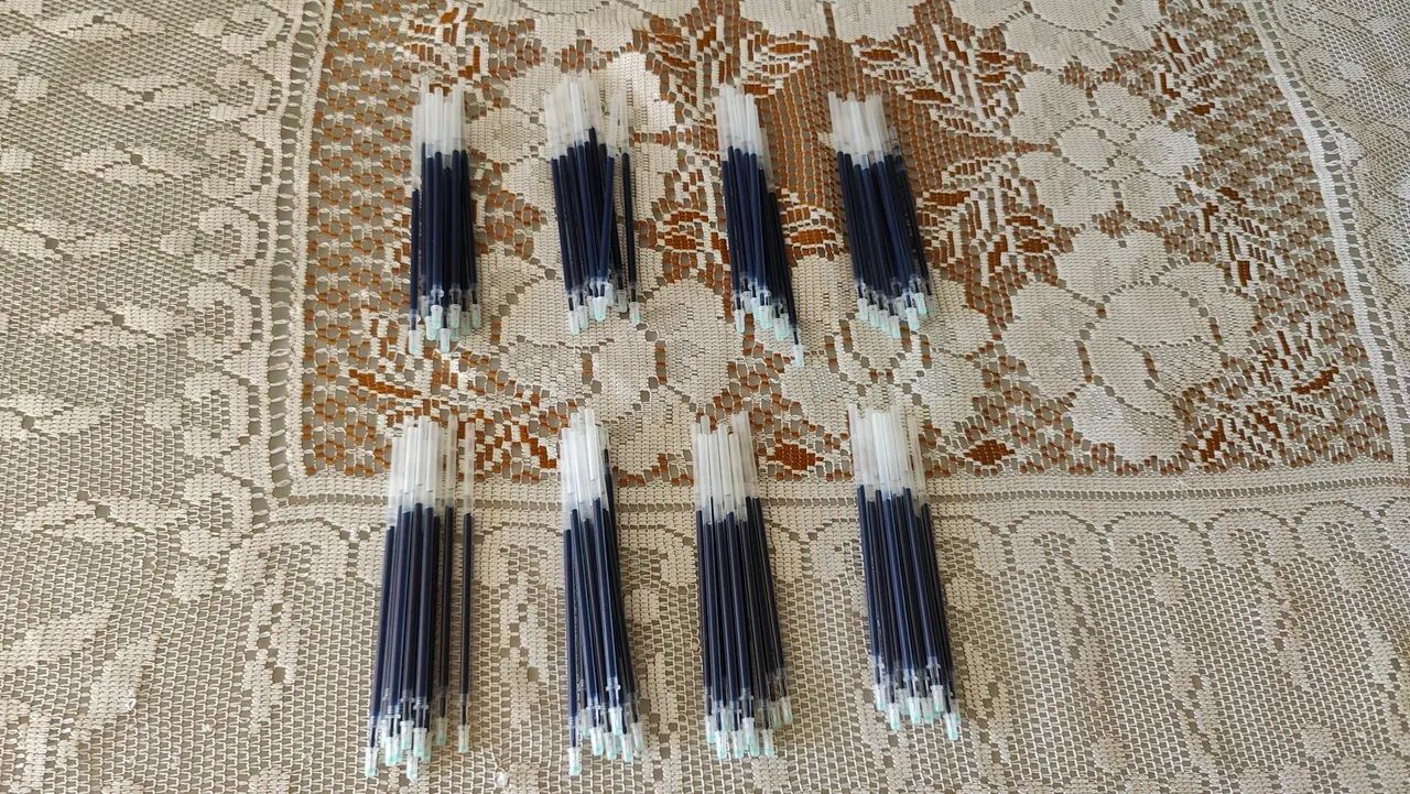 2 Recarga caneta  para Escritório - Pacote com 10 cada.