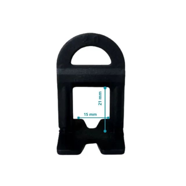 Espaçador Nivelador - Eco - Black - 1.000 Clips Pefectpiso - Foto 4