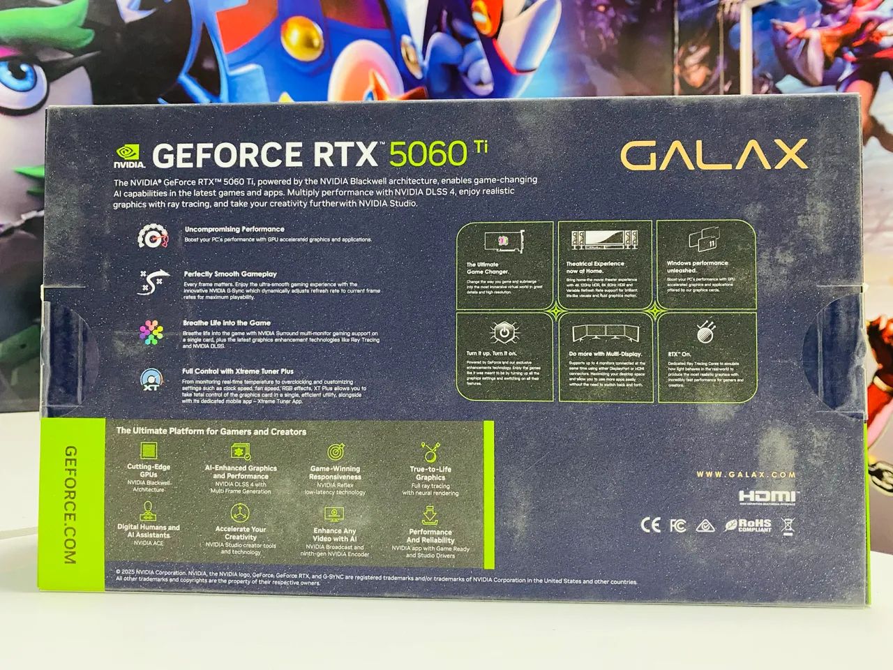 RTX 5060 Ti 8GB Galax LED - NOVA Lacrada - Em até 18x / Loja Física - Foto 2