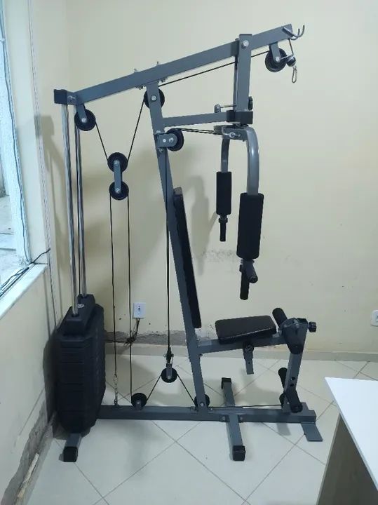 Estação De Musculação Com 80kg - FITT10 (Semi-Nova) - Foto 2