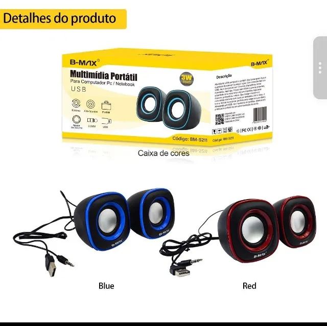 Caixa de som para Computador / Notebook - Foto 4