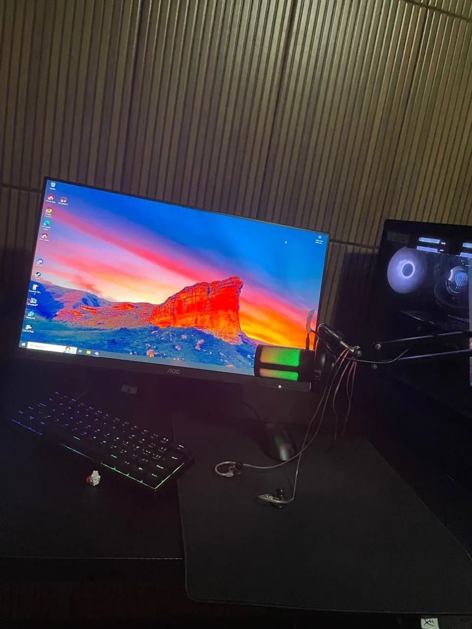 R7 5700x3d 4060 palit monitor 240hz