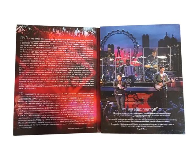 DVD Jorge & Mateus at the Royal Albert Hall Live in London - CDs
