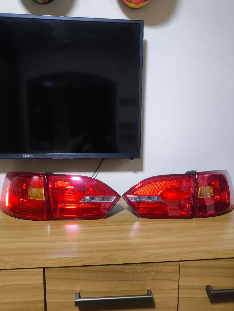 Lanternas Traseiras VW Jogo Jetta Original 11/14