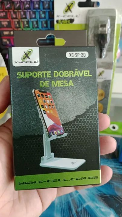 Suporte Dobrável para Celular de Mesa X-Cell