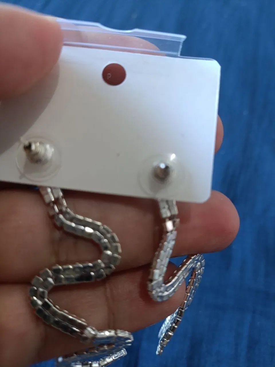 Brincos brilhante de Cobra Comprido - Foto 4