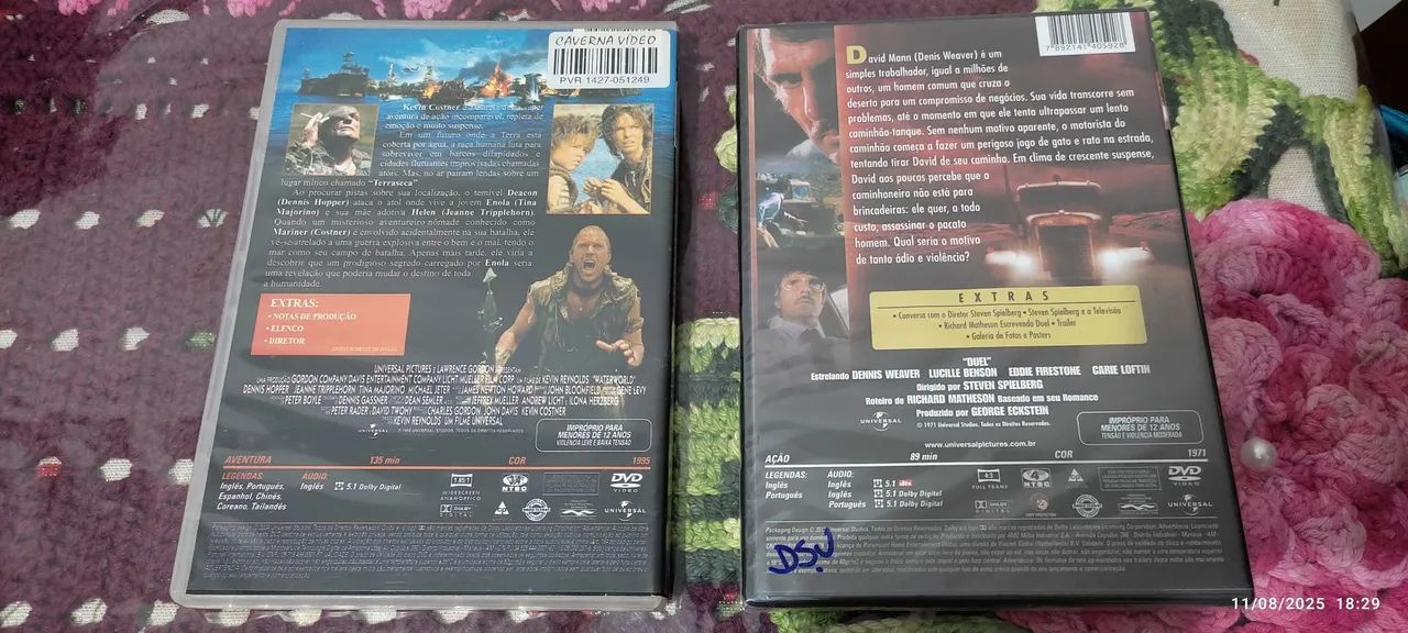 DVDs Waterworld e Encurralado - Steven Spielberg - Foto 2