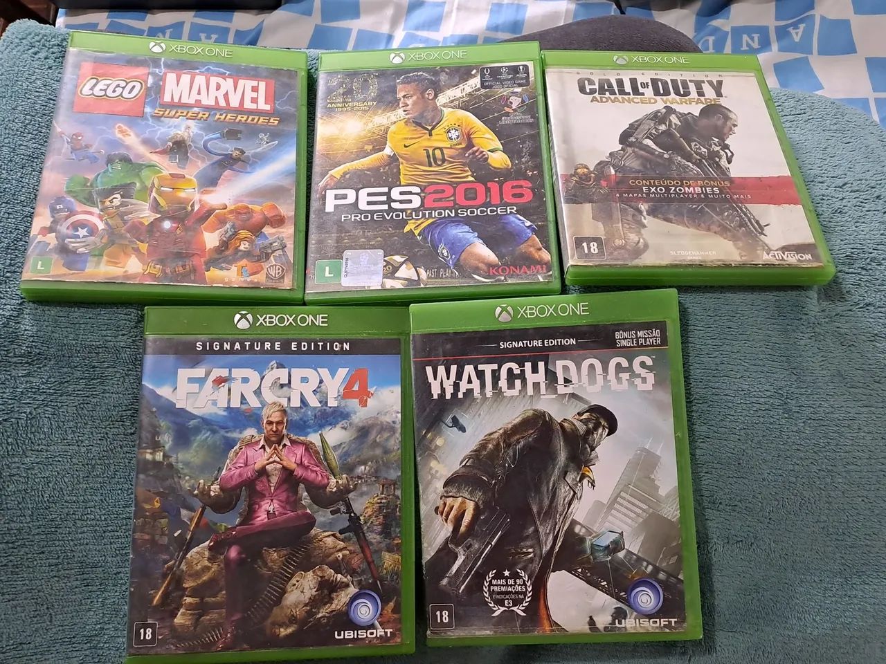 5 Jogos Xbox One - Diversos Gêneros - Ótimo Preço