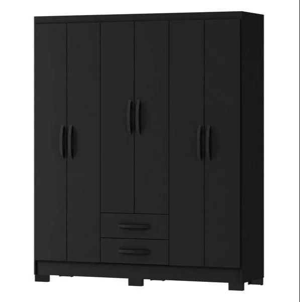 Guarda Roupa  Santiago 6 Portas 2 Gavetas DIVIMOS EM ATE 10 X SEM JUROS 