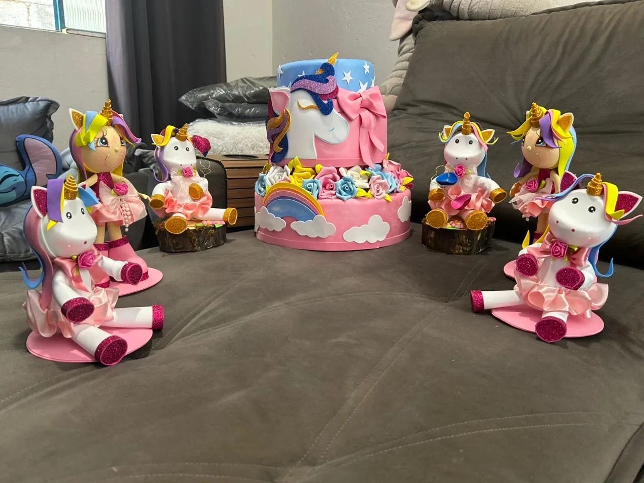 Kit decoração para festa do unicórnio 