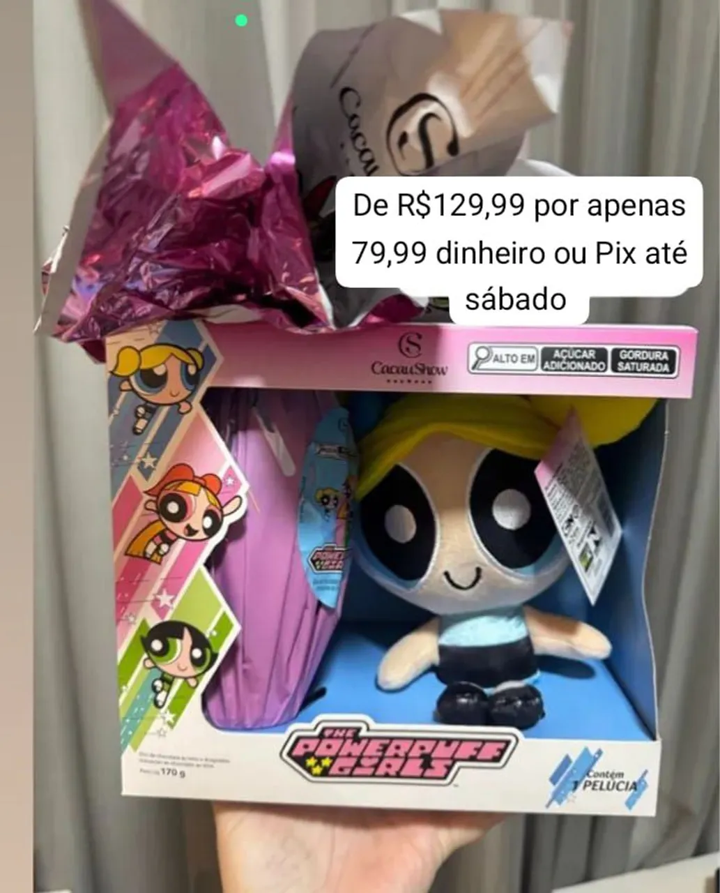 Ovos da cacau show, com desconto até sábado
