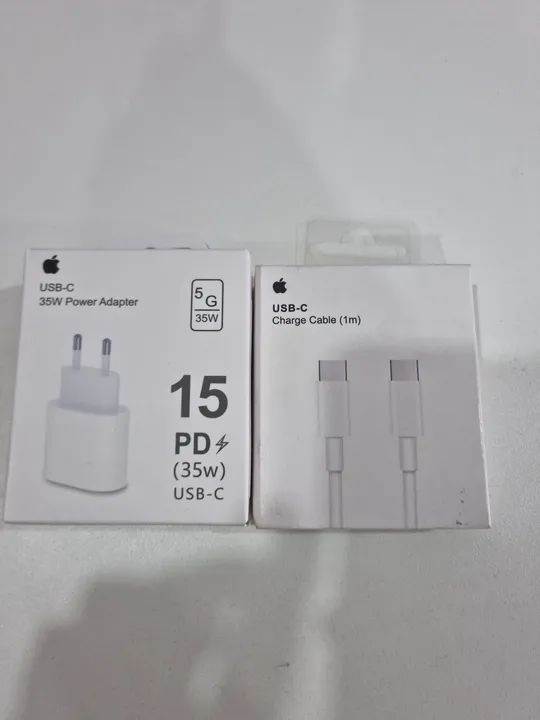 Carregador 35W Original Apple + Cabo USB-C 1m