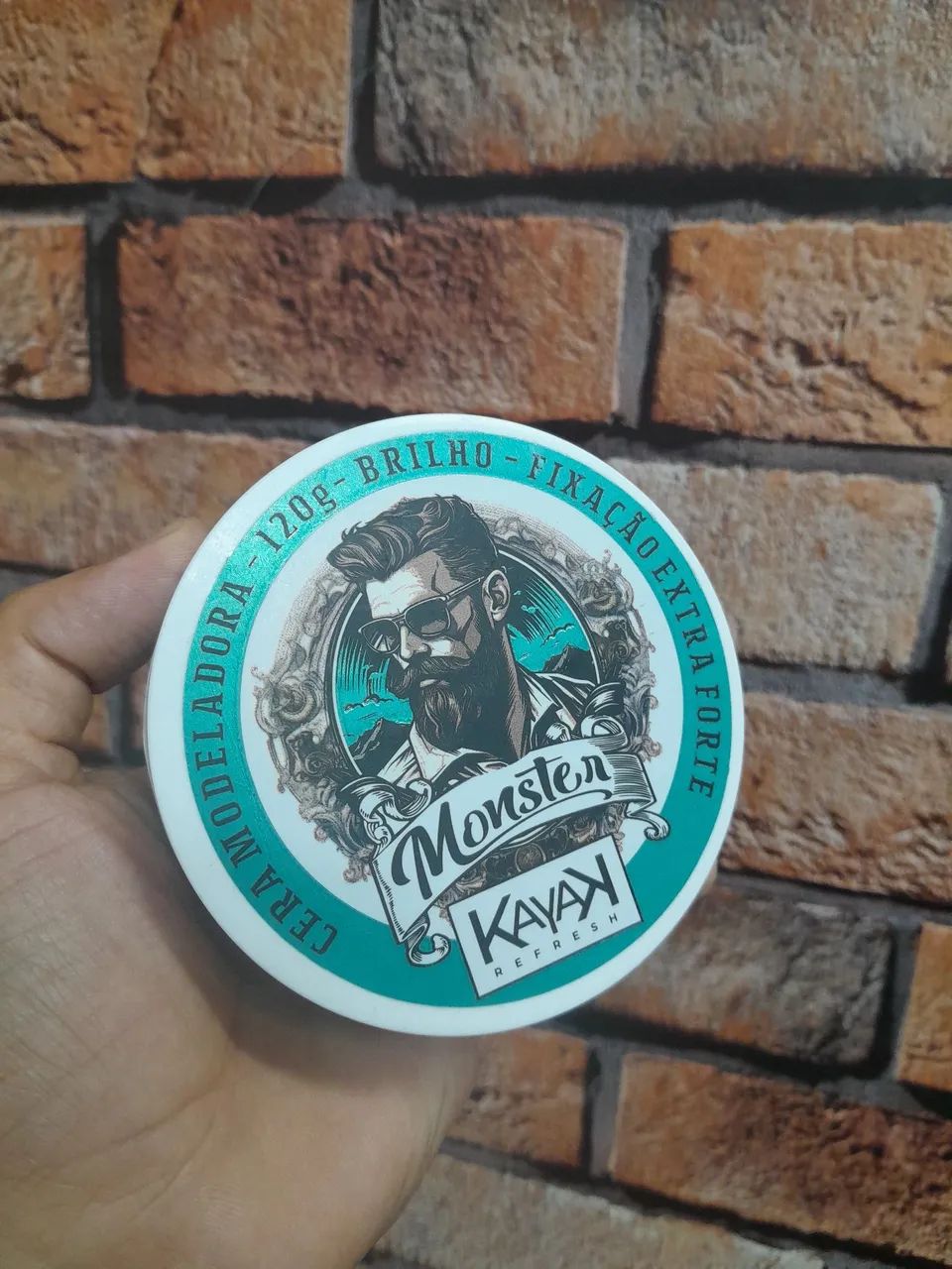 Cera Modeladora Monster 120g - Brilho e Fixação Extra Forte - Foto 3