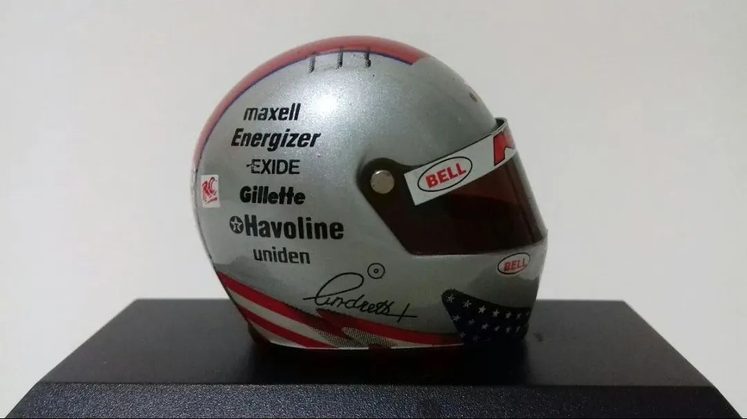 Miniatura Capacete Automobilismo Andretti