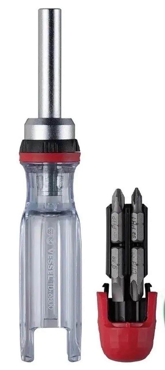 Vessel Chave De Fenda Catraca + 4 Bits (made In Japan) - Foto 2