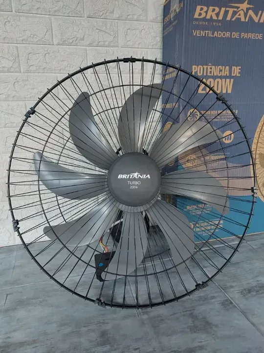 Ventilador de Parede 60cm Britânia Metálico