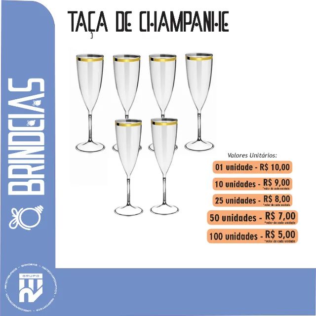 Taça de Champanhe personalizada
