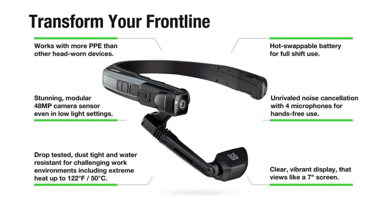 Headcamera Realwear Navigator 520 Com Controle Por Voz