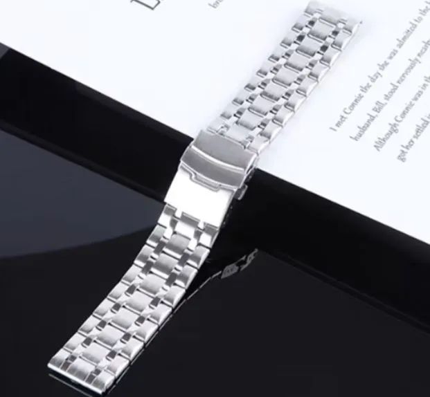 Pulseira de relógio em aço inoxidável de 20mm