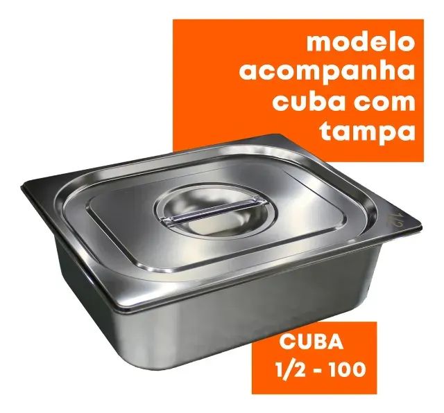 Carrinho Buffet Térmico Self Service Inox 8 Cubas 220v - Inox - 220v Carrinho Buffet Térmi - Foto 2