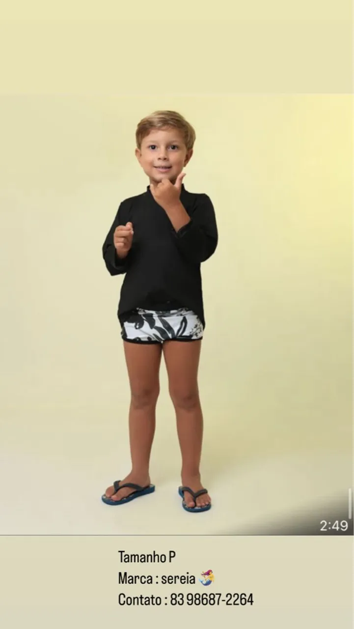 Conjunto Praia Infantil sereia