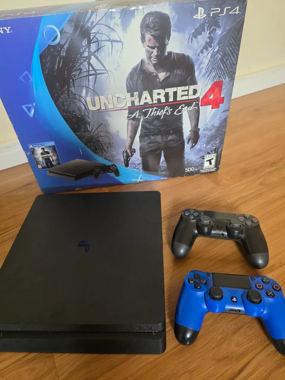 Playstation 4 slim, ate 12x.