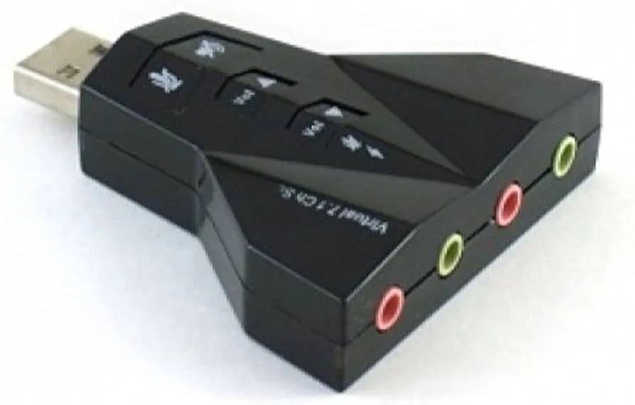 Adaptador de Áudio Virtual 7.1 para PC - Foto 3