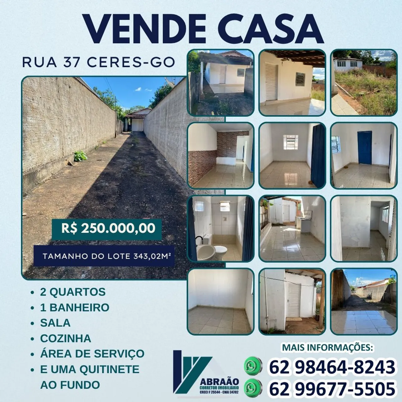 Casa a venda, Ceres Goiás