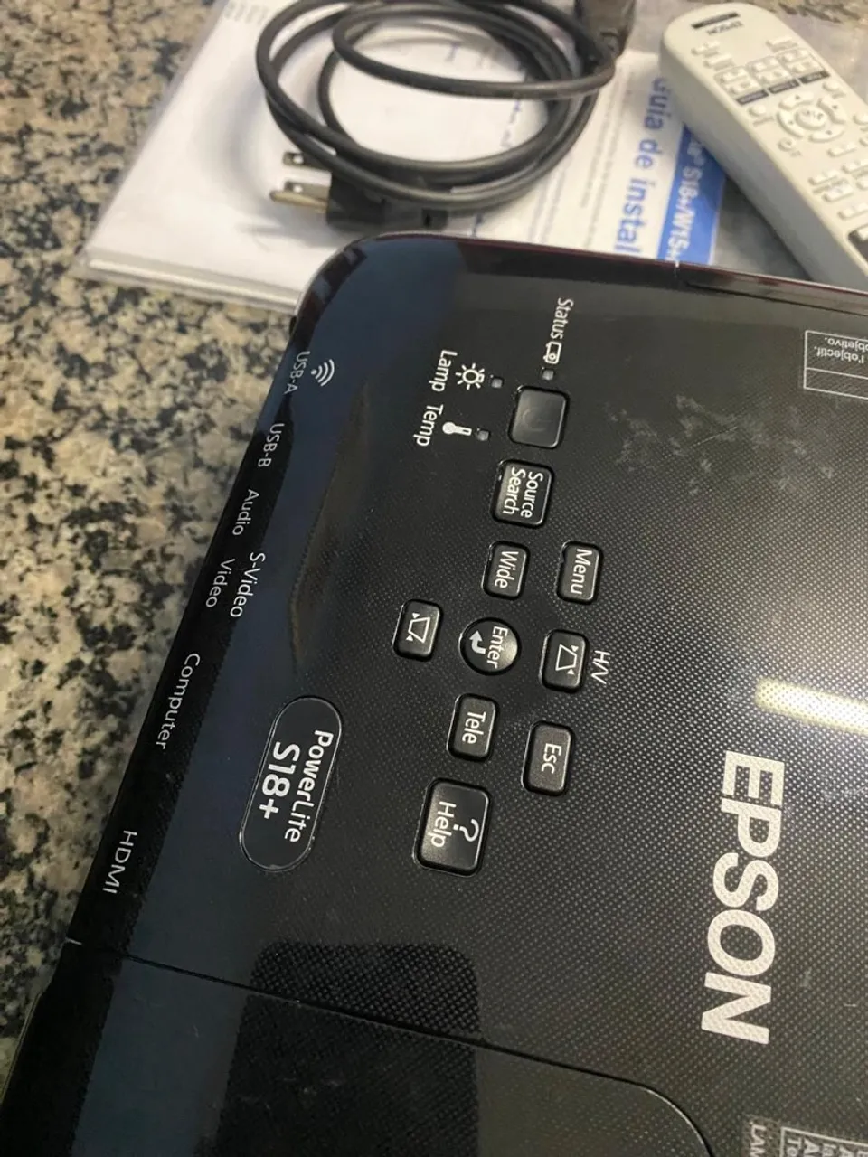 Projetor Epson PowerLite S18+