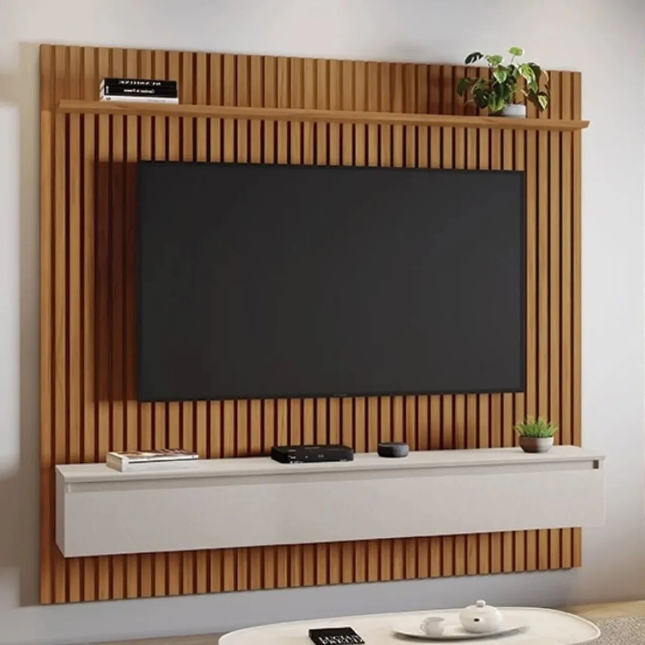 Painel ripado para tv 75 polegadas 470976419920629762