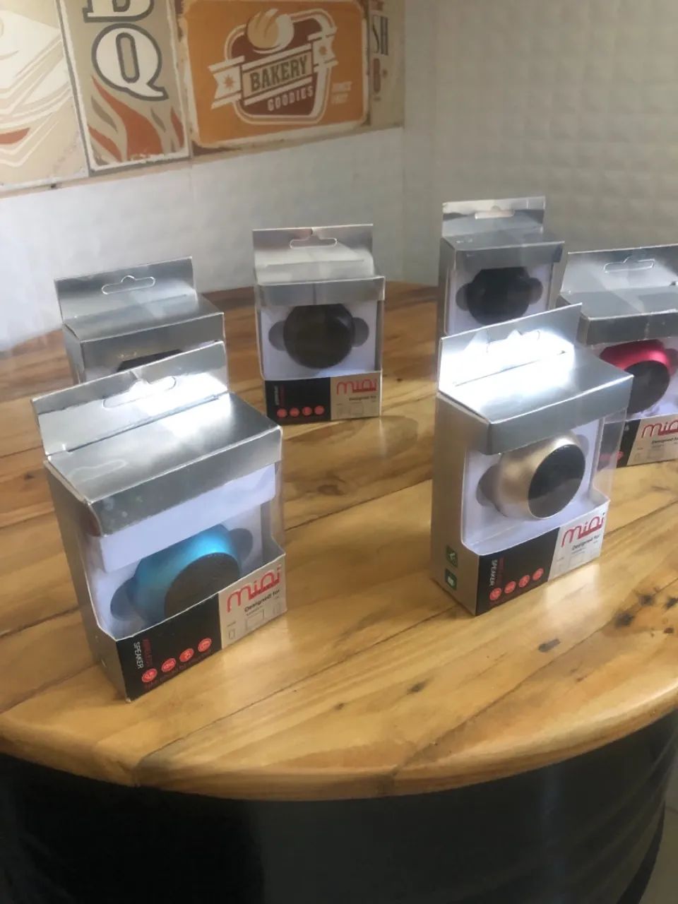 Mini Caixas de Som Bluetooth Portáteis - Diversas Cores64407621670915122