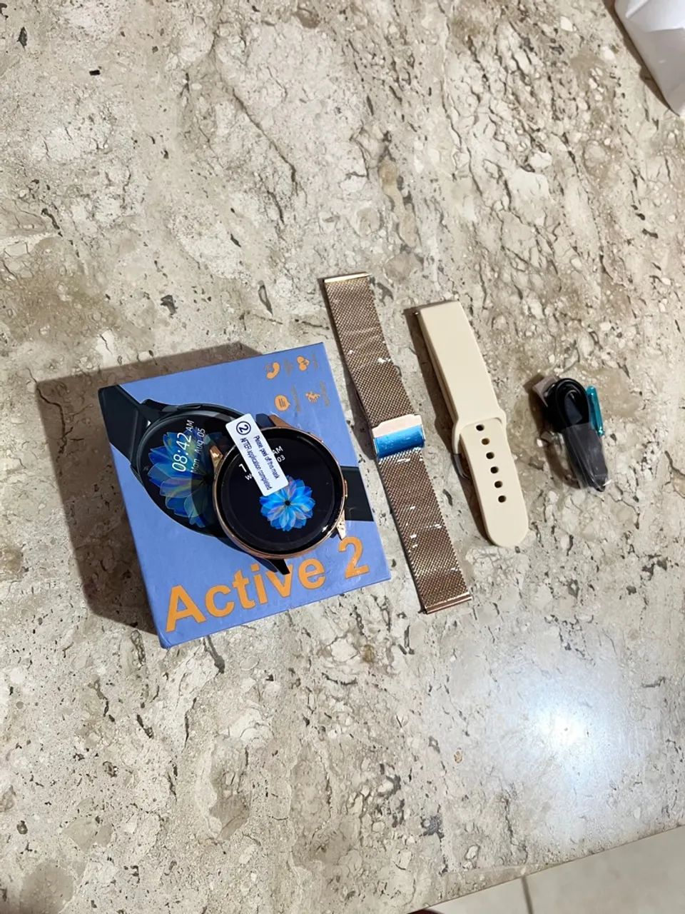 Smartwatch Active 2 - Novo, com pulseiras extras