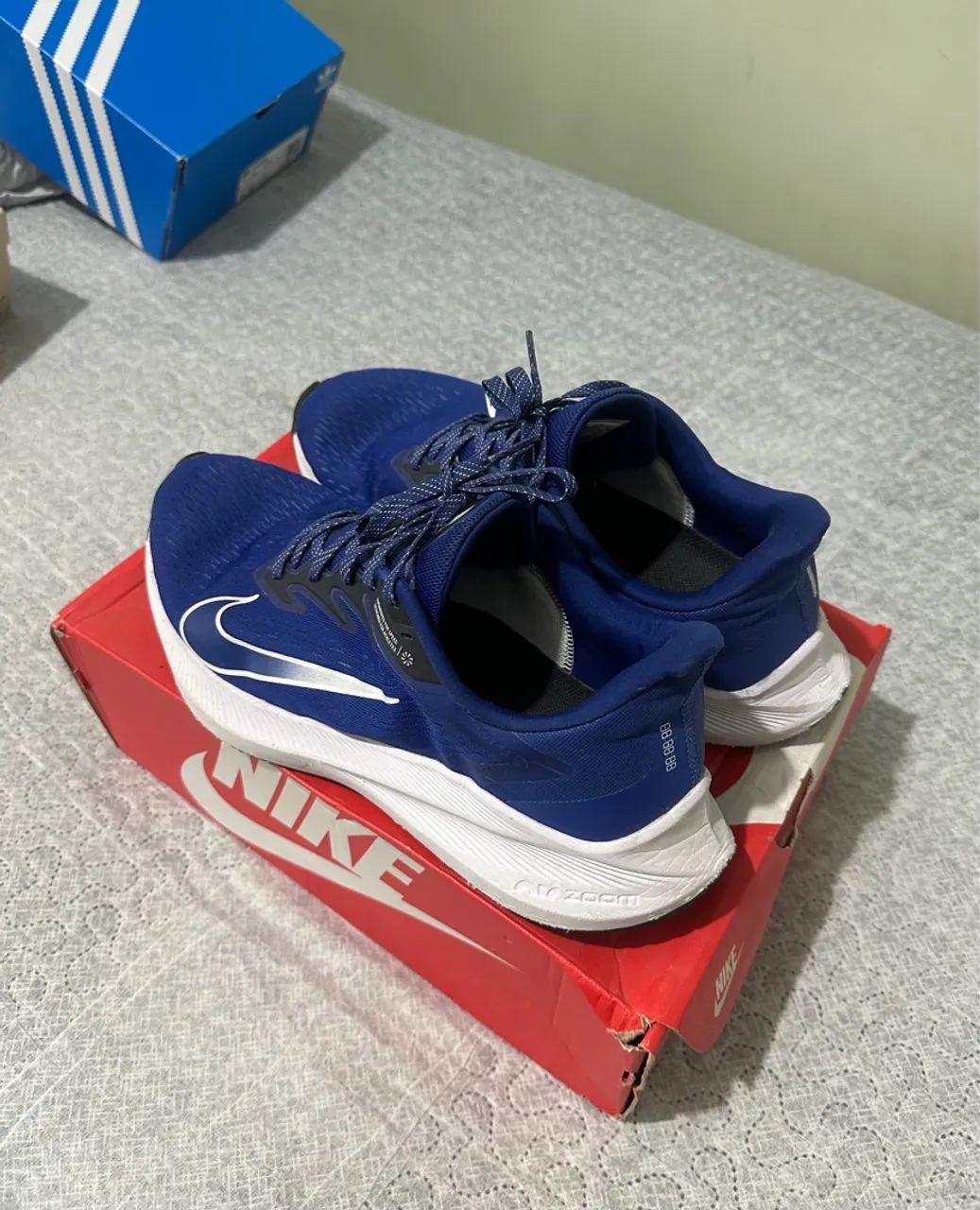 Tênis Nike Masculino Azul Air Zoom Winflo 43! - Foto 3