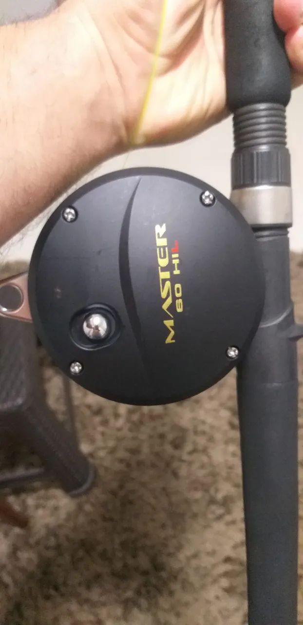 Vara e carretilha marine sports ex 60 - Foto 3