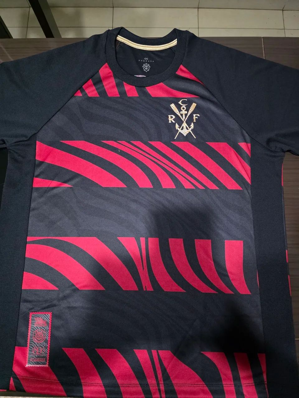 Camisa comemorativa 130 anos Flamengo personalizada.
