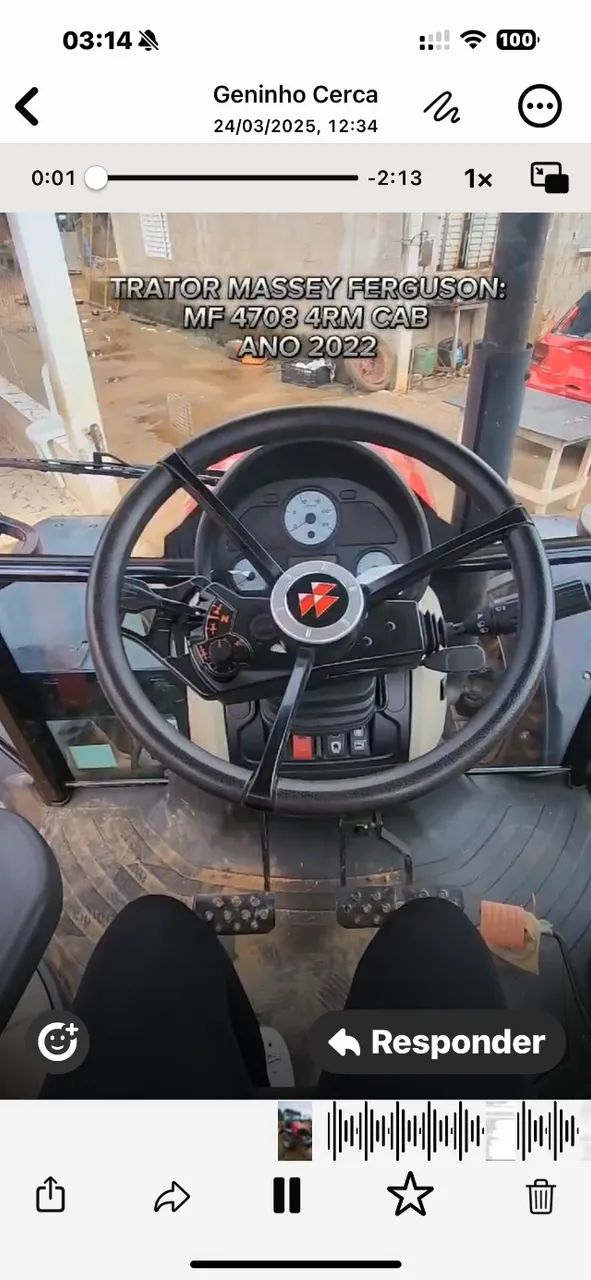 Massey Ferguson MF 4708  - Foto 5