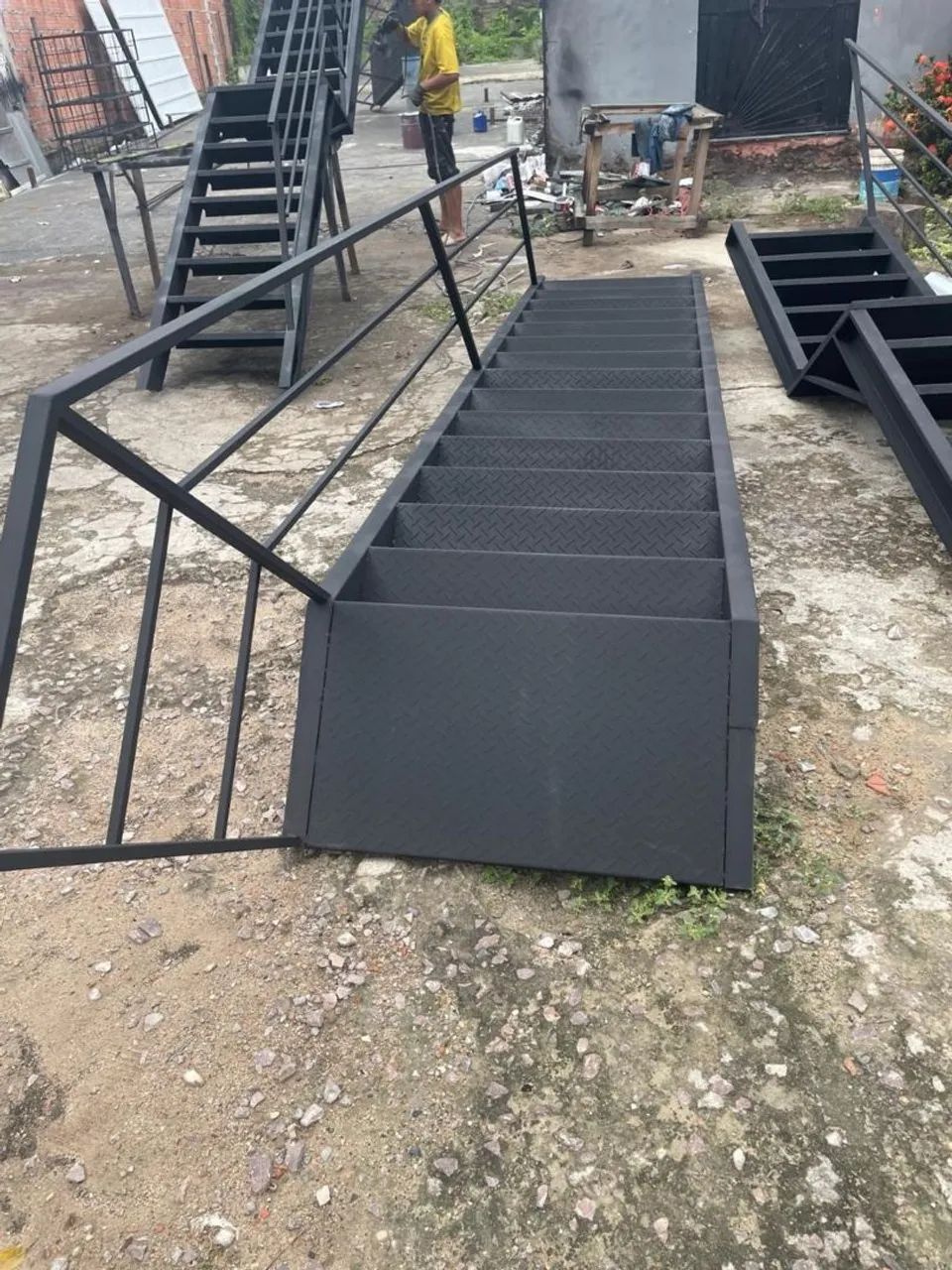 Escada reta ferro 64842066873730122