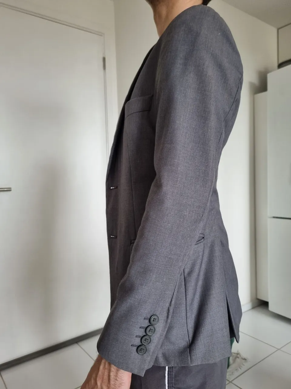 Blazer Cinza Masculino - Elegância Garantida