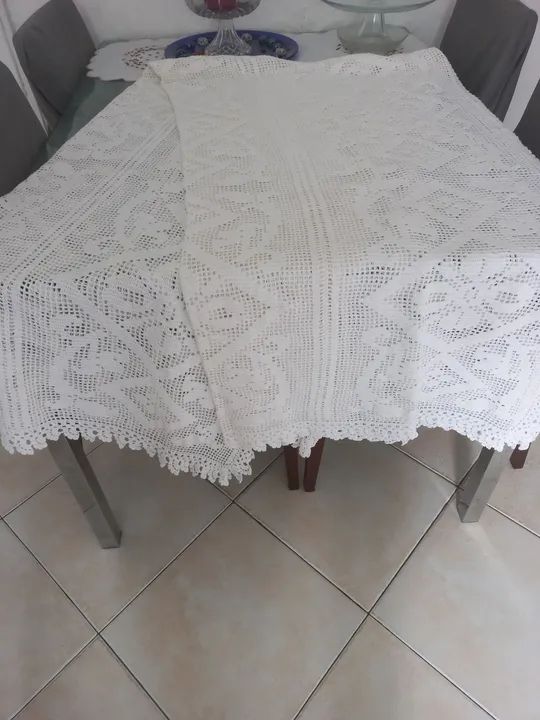 Toalha de Mesa Crochê