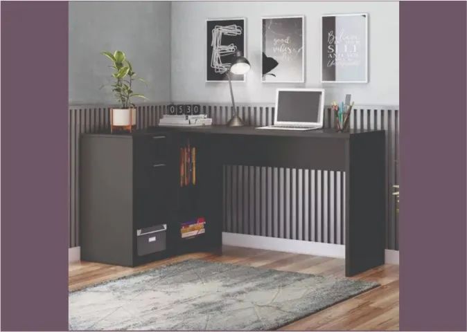 Escrivaninha com Manual em L - Foto 2