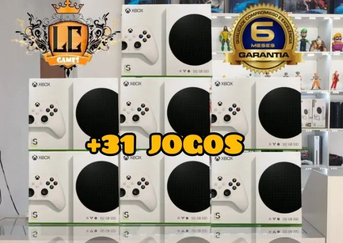 XBOX SERIES S 4K + 33 JOGOS + GARANTIA 06 MESES + BRINDES I LOJA FISICA I