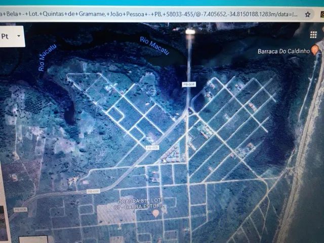 Terreno 1.000m² Beira do Rio Macatu em Praia Bela - Escriturado, Vendo ou Troco! - Foto 3