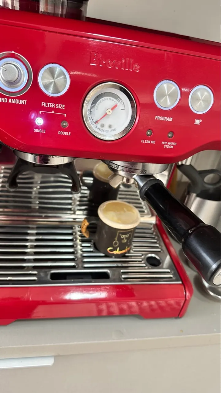 Cafeteira Espresso Breville Vermelha