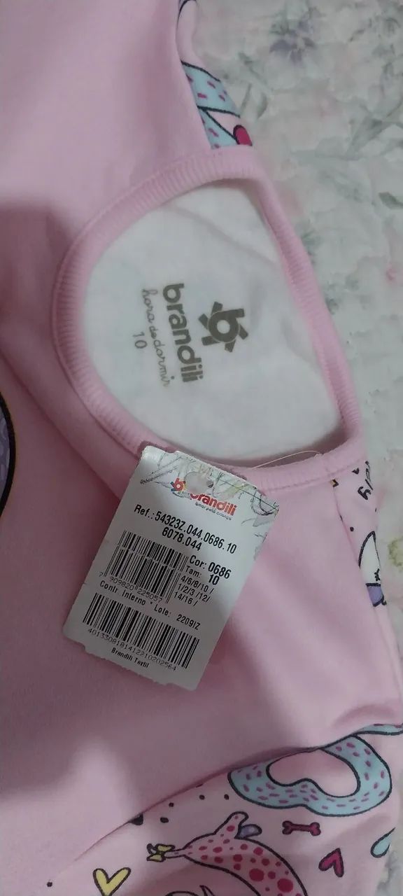 Pijama Brandili Tam 10 NOVO Quentinho Lindo - Foto 2